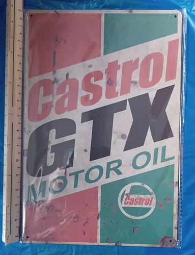 Castrol gtx metal wall - castrol,