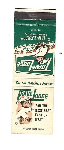 Travelodge matchcover - ,