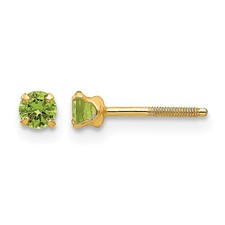 14k Madi K 3mm Round Imitation