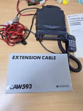 Standard C-5900d triple band fm mobile with extension cable caw 593 great radio