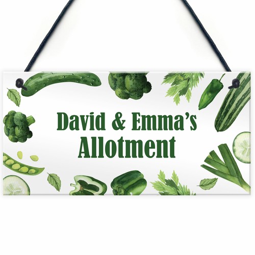 Personalised allotment sign - personalised,
