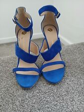 River Island Ladies Strappy Heeled Evening/Occasion Shoes in Cobalt Blue, Size 6