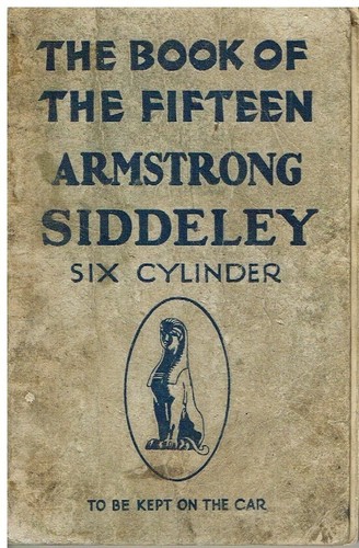 Armstrong siddeley 15hp cyl - armstrong, 6-cyl