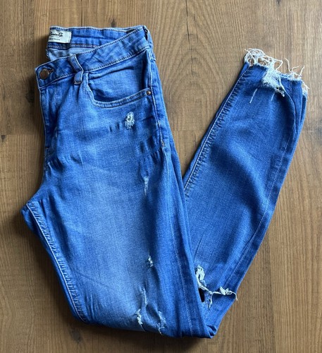Women fitted ripped skinny - fitted,