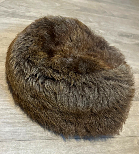 Brown fur cossack - brown,