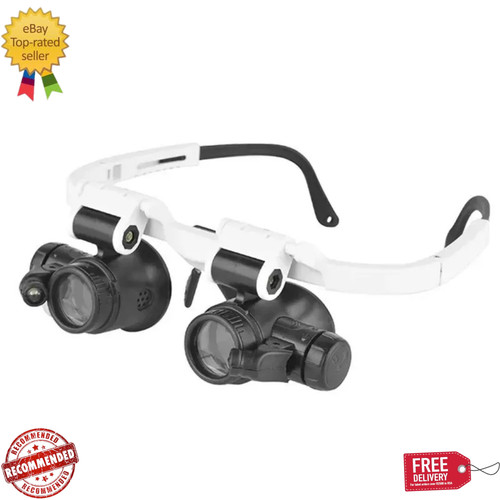 Head mounted magnifying - head,
