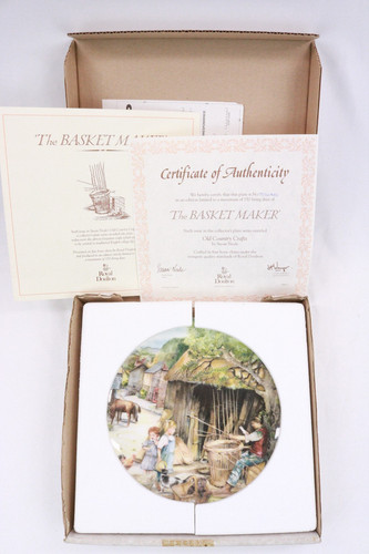 Royal doulton basket - royal, maker