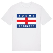 Unisex T-Shirt Tommy Flag - Robinson Politics British Musk Farage Boris UKGB