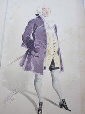 Antique Portrait Painting of a Georgian Landlord c.1893