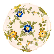 Ceramic Italian Faience Plate
