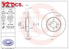 X2 PCS FRONT BRAKE DISC ROTOS