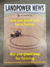JCB Fastrac Landpower News A4 Vintage Brochure