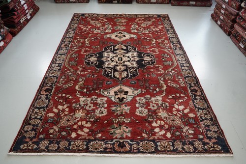 Vintage handmade wool oriental - wool,