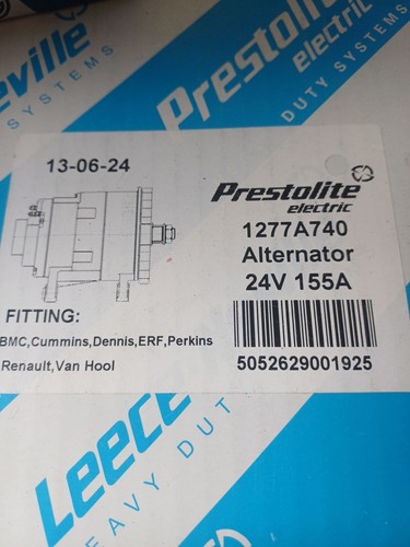 Prestolite 1277a740 alternator - 1277a740,