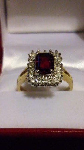 Vintage gold plated ring - gold,