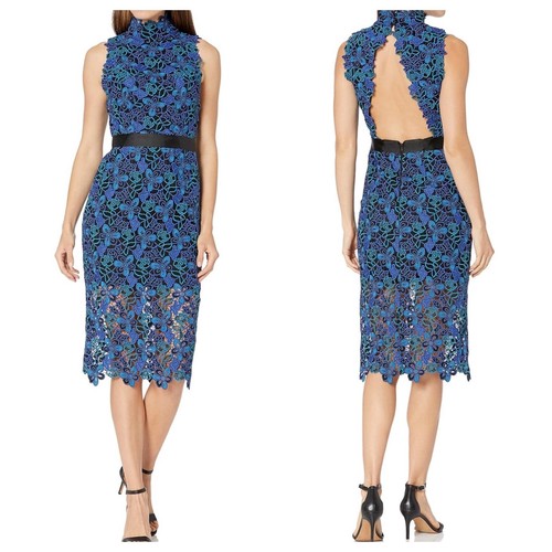 Monique lhuillier blue midi - blue,