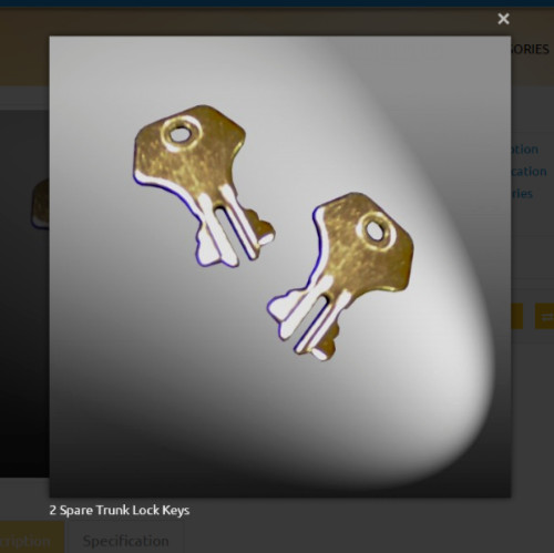 Set spare standard keys - set, of