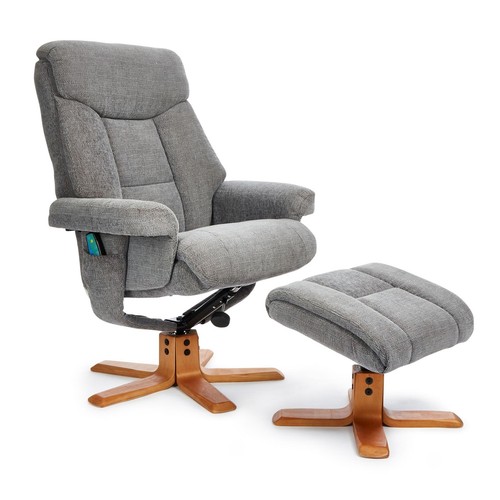Exmouth fabric swivel recliner - exmouth,