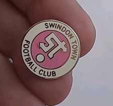  A Pink Swindon Town Badge