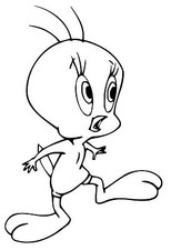 Tweety Pie vinyl car Decal / Sticker