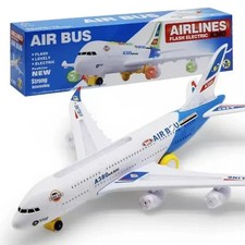 Electric Airplane Toy Flashing