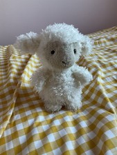 JELLYCAT WHITE LITTLE LAMB SHEEP  SITTING SOFT PLUSH CUDDLY TOY