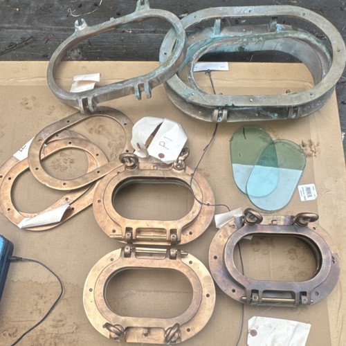Brass bronze porthole - bronze,