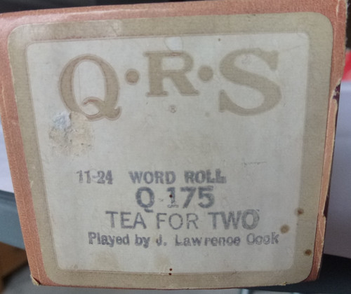 Pianola word roll - pianola, tea