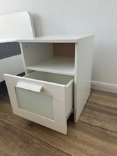 BRIMNES Bedside table, white