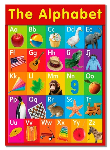Alphabet children learning - alphabet,