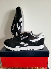 Junior Boys Girls Reebok Classic Leather Suede & Nylon Trainers RRP £65