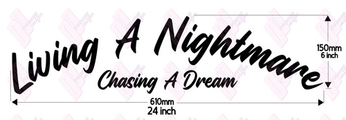 Living the nightmare - , chasing