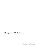 Husqvarna Chain Saw 242XP, 246, 254XP, 257, 262XP, 268, Chainsaw Workshop Manual
