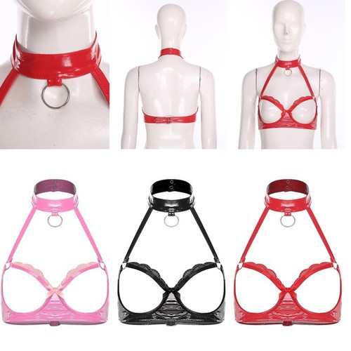 Women glossy bra top - uk,