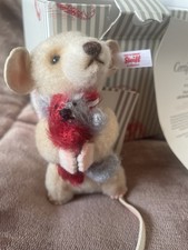 Steiff Special Edition Lina Mouse With Harlequin Teddy Bear