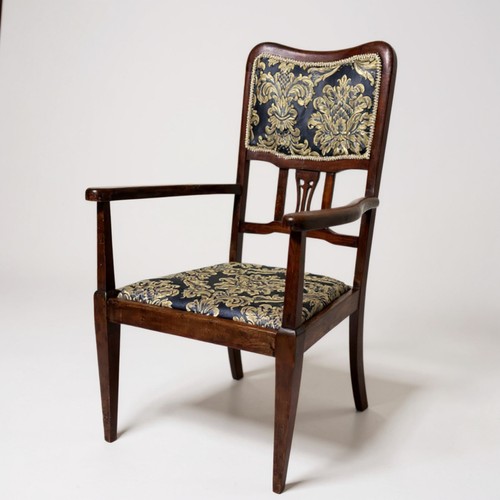 Antique oak arm chair - arm,