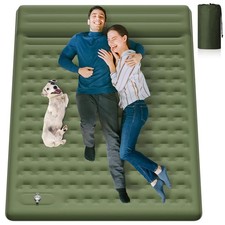 Camping Bed Sleeping Roll Mat Camping Mattress Pad Double Air Bed Blow up LARGE