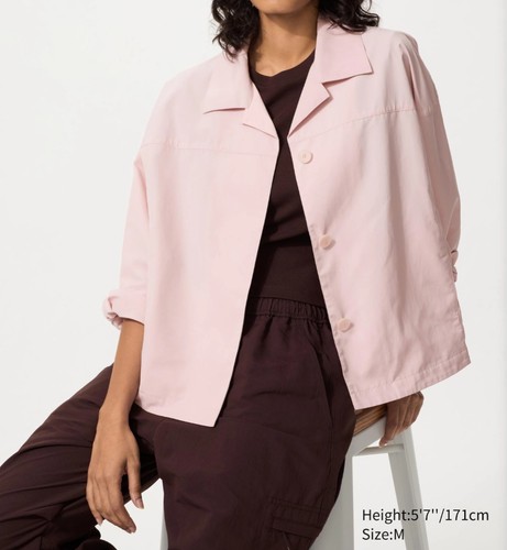 Uniqlo boxy fit open collar - boxy,
