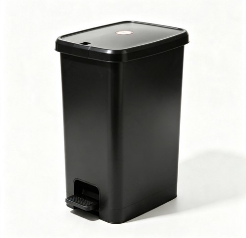 Slim pedal trash bin - pedal,