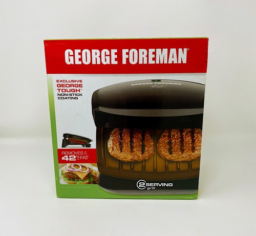 George foreman gr136b indoor - george,