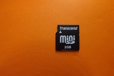 2GB Transcend mini sd memory