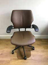 TAN LEATHER HUMANSCALE FREEDOM