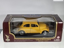 Road Legend 1:18 Volkswagen Beetle 1967 Diecast Model  Yellow