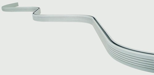 Croydex bendy rail silver - bendy,
