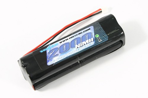 Voltz 2000mah square tx - 9.6v,