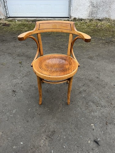 Vintage bentwood desk chair - vintage,