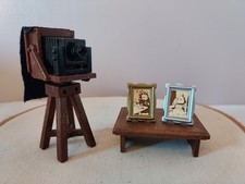 Sylvanian Families vintage TOMY camera and framed photos