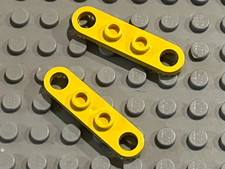 2 x LEGO Technic Yellow Plate