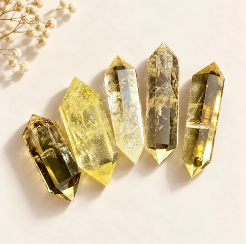 Citrine double terminated - double,