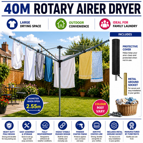 40m heavy duty - 40m, rotary